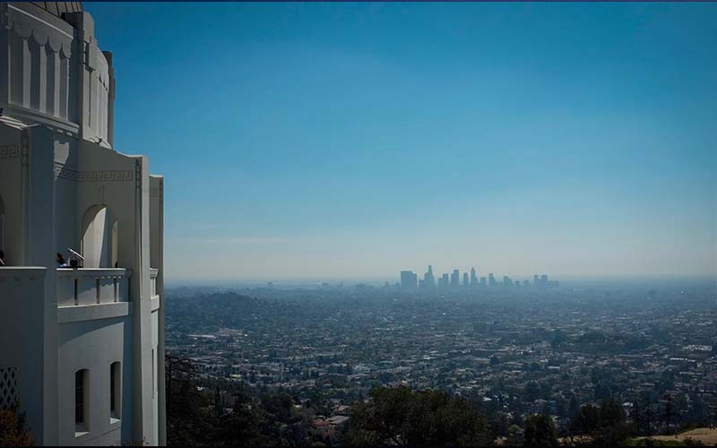 Blick über Los Angeles